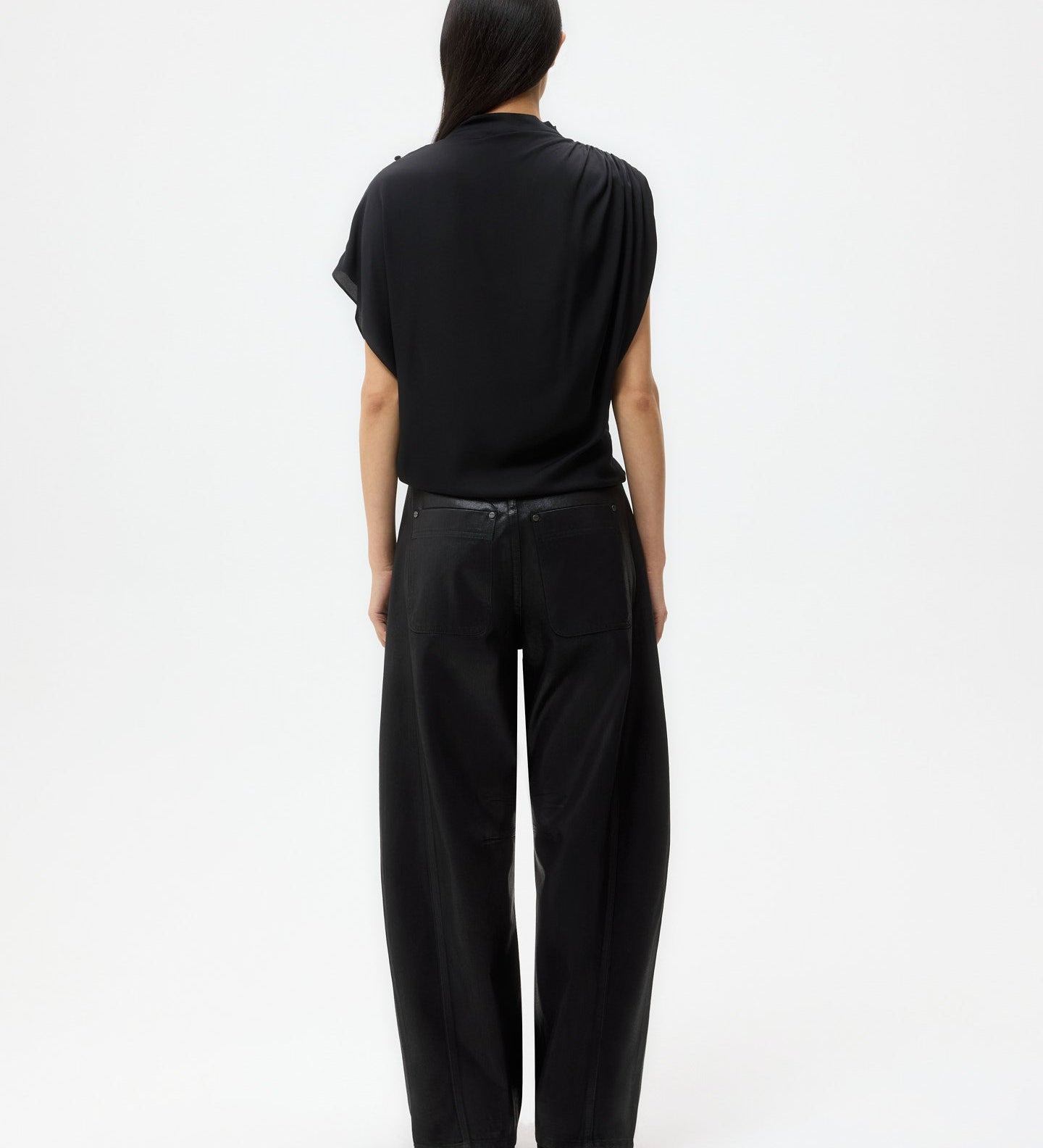 TWP - Beryl Pant in Coated Denim