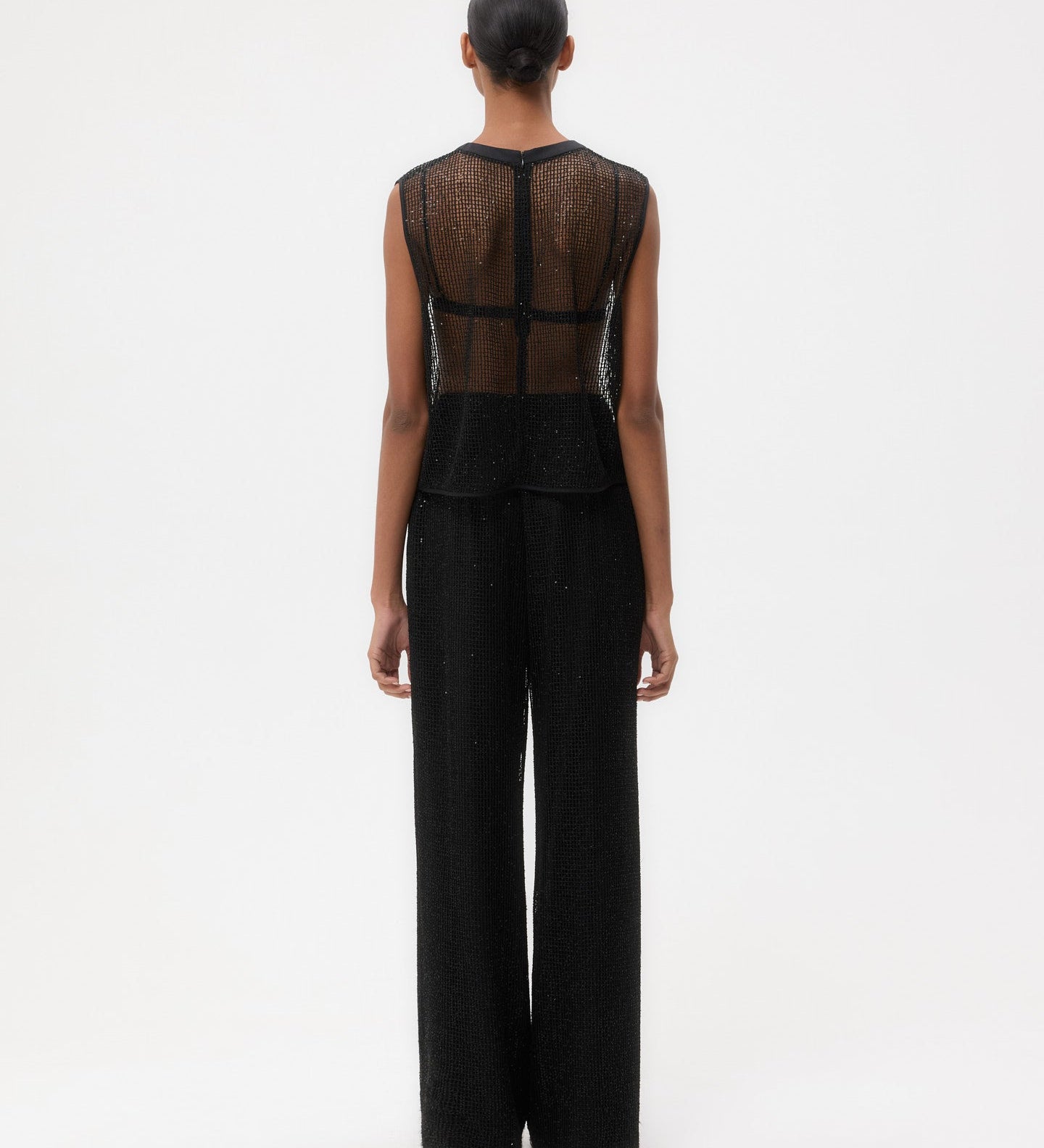 TWP - Sulli Pant in Mini Sequin Netting