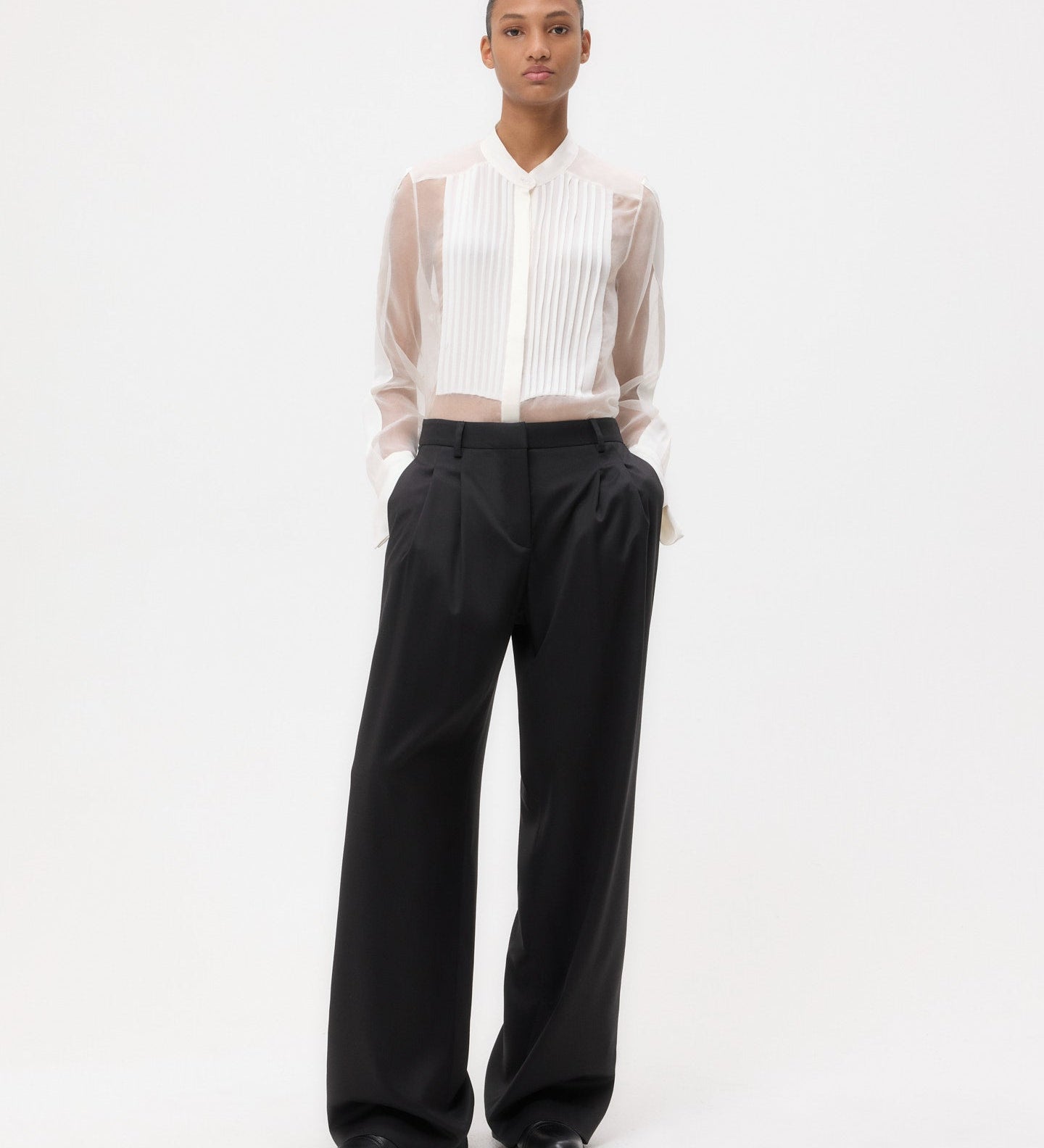 TWP - Sulli Pant with Tux in Tux Wool Suiting