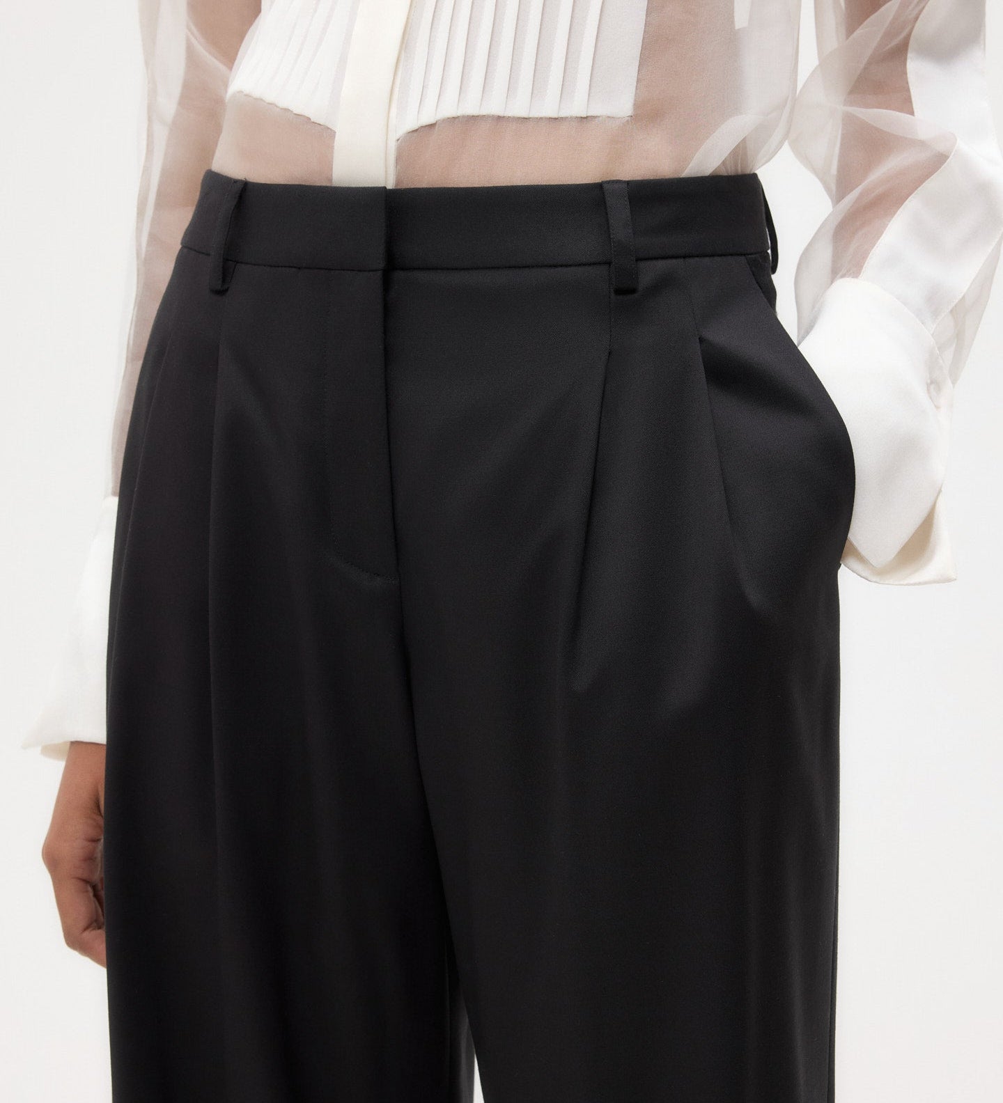 TWP - Sulli Pant with Tux in Tux Wool Suiting