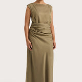 Faithfull - Adelia Maxi Dress Khaki - Final Sale