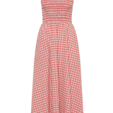 Faithfull - Eudora Midi Dress Vintage Red Check