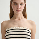 Posse - HENRY TOP - CREAM & BLACK