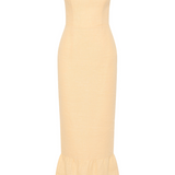 Posse - ESSIE STRAPLESS DRESS - DUSTY CITRON