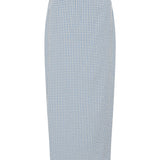 Posse - MIRA SKIRT - BLUE GINGHAM