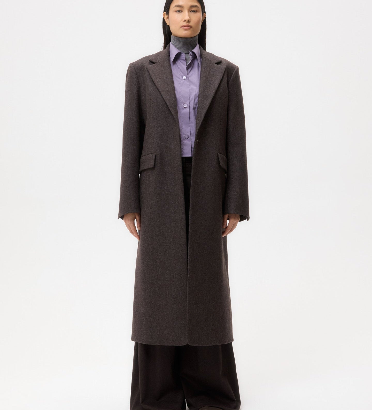 TWP - Mattie Coat in Melange Twill Coating