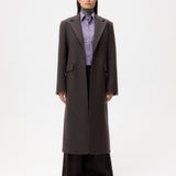 TWP - Mattie Coat in Melange Twill Coating