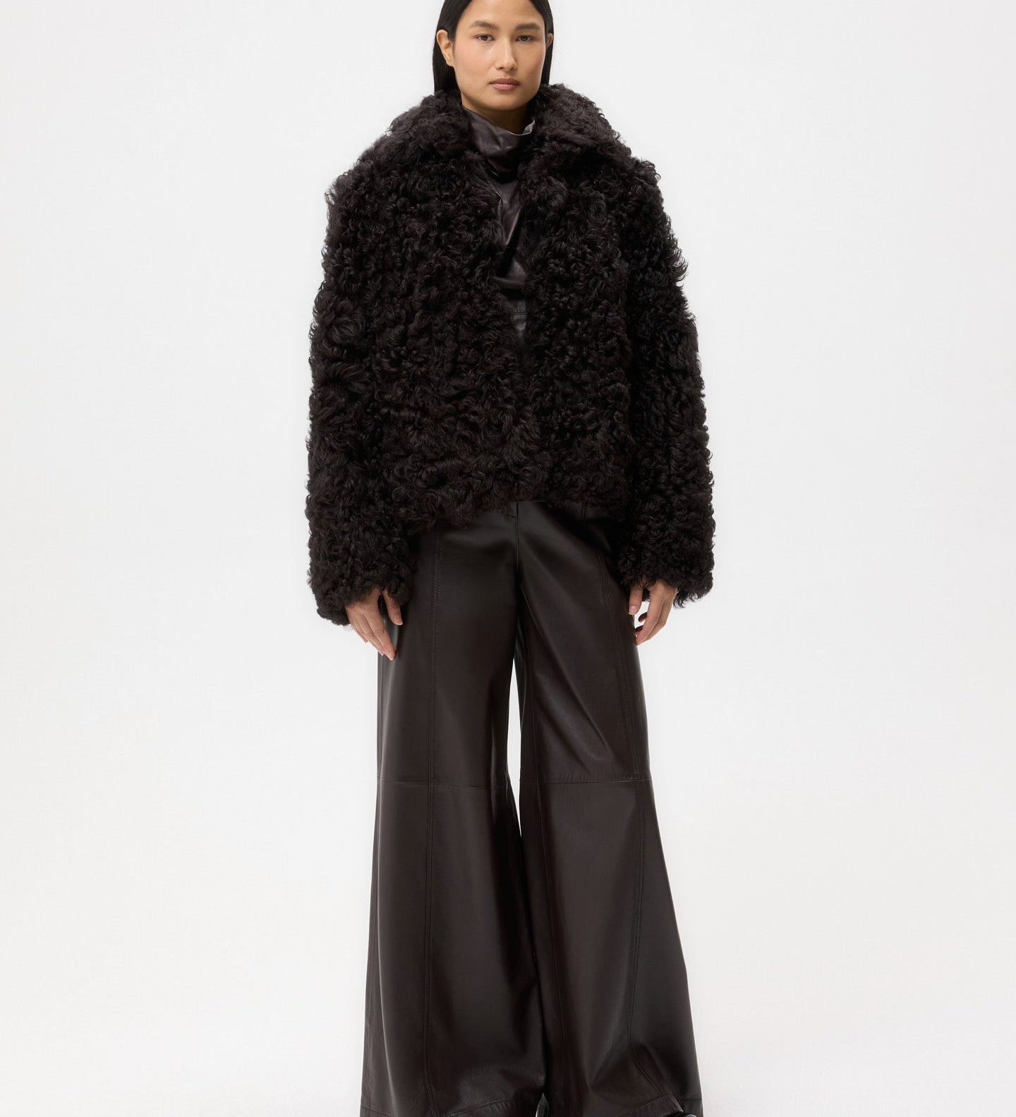 TWP - Sylvia Jacket in Curly Hair Shearling