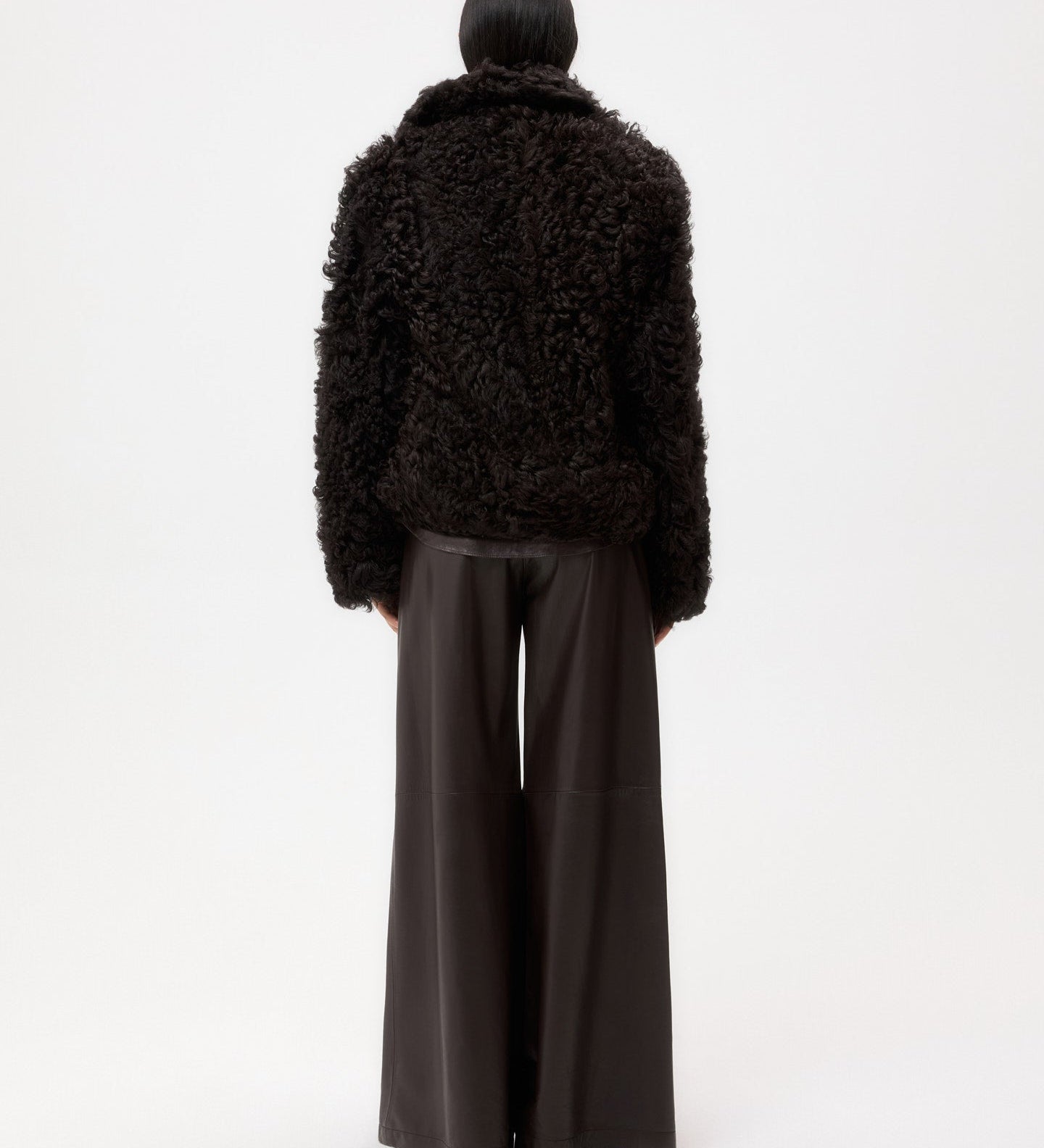TWP - Sylvia Jacket in Curly Hair Shearling