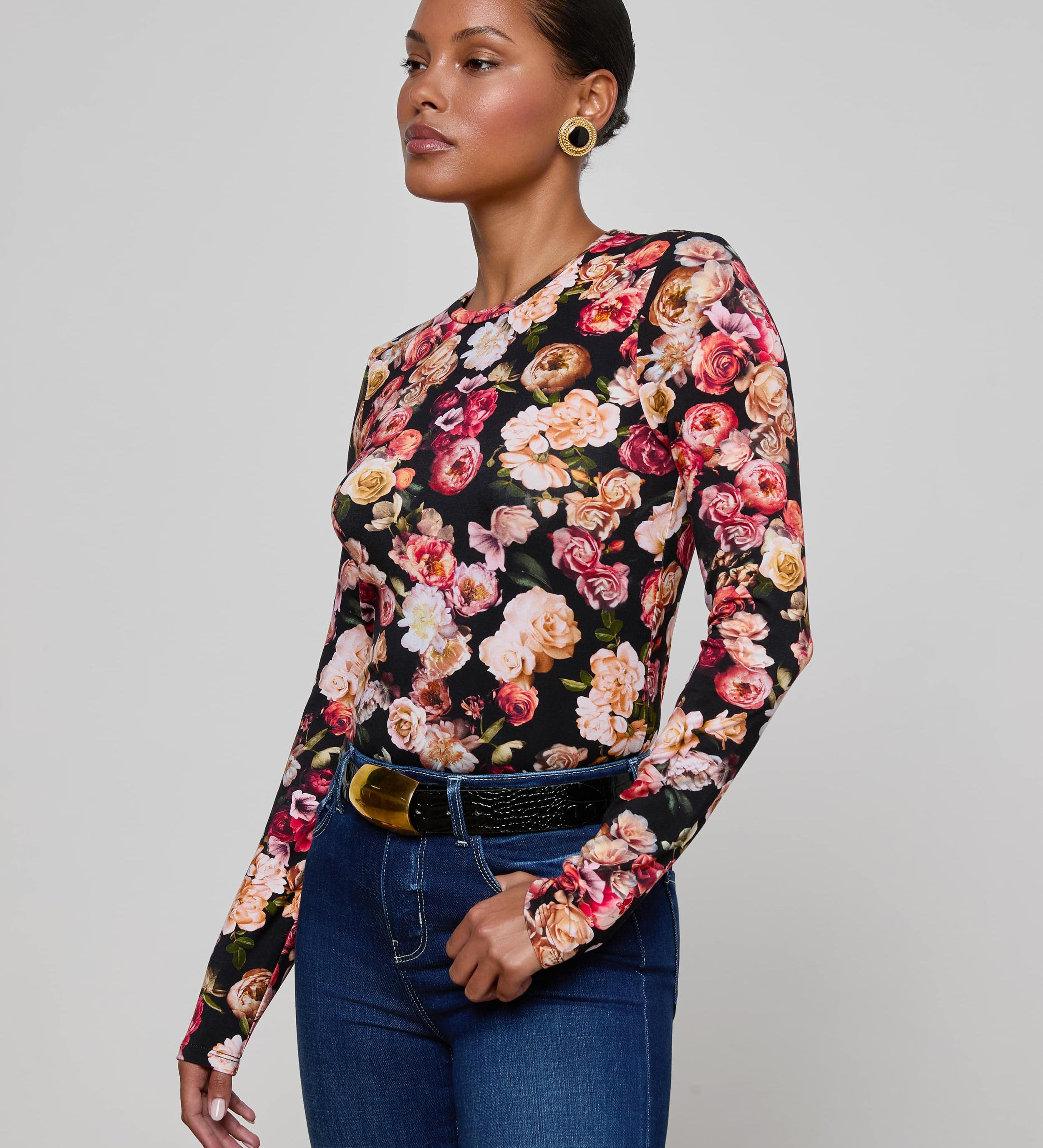L'AGENCE - Tess Long - Sleeve Tee