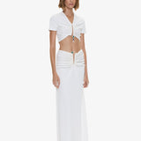 Christopher Esber - Droplet Crystal Clasp Skirt