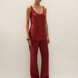 Faithfull - Varina Top Porto Red