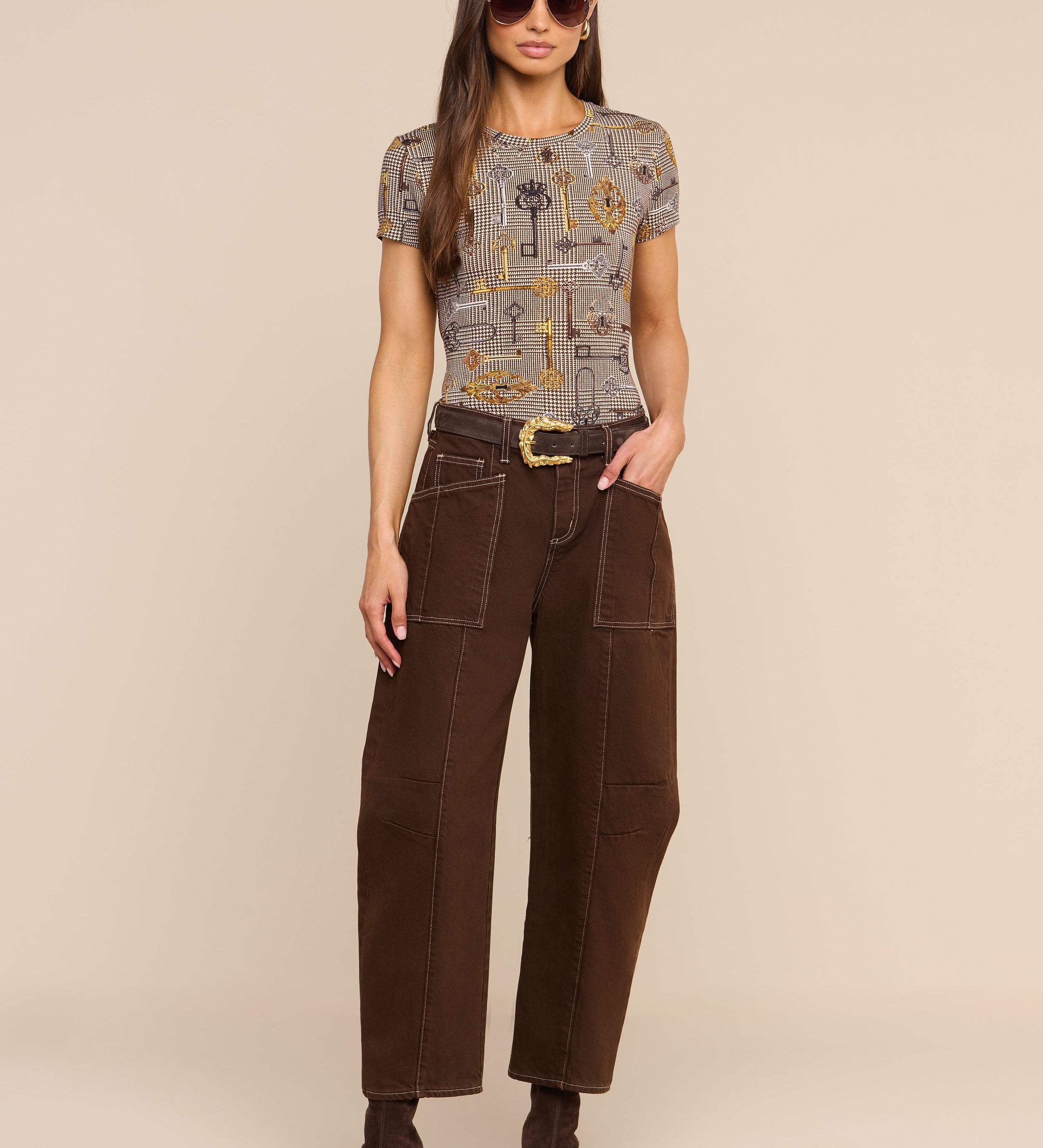 L'AGENCE - Ressi Fitted Tee