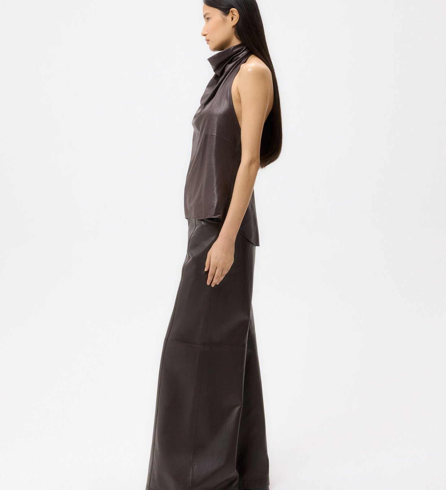 TWP - Friday Night Top in Paper Leather