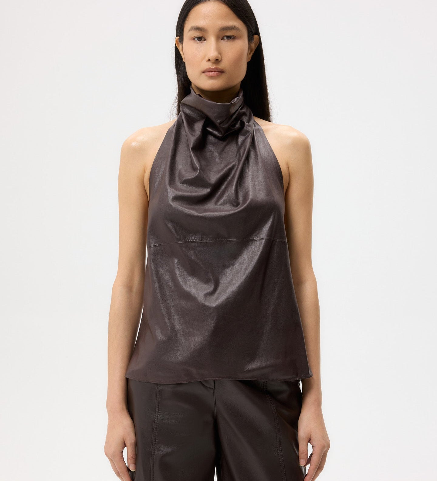 TWP - Friday Night Top in Paper Leather