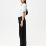 TWP - Forever and Always Reversible Shirt With Crystal Collar in Super Compact Poplin