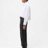 TWP - Soon To Be Ex Shirt With Bib in Super Compact Poplin