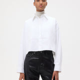 TWP - Soon To Be Ex Shirt With Bib in Super Compact Poplin