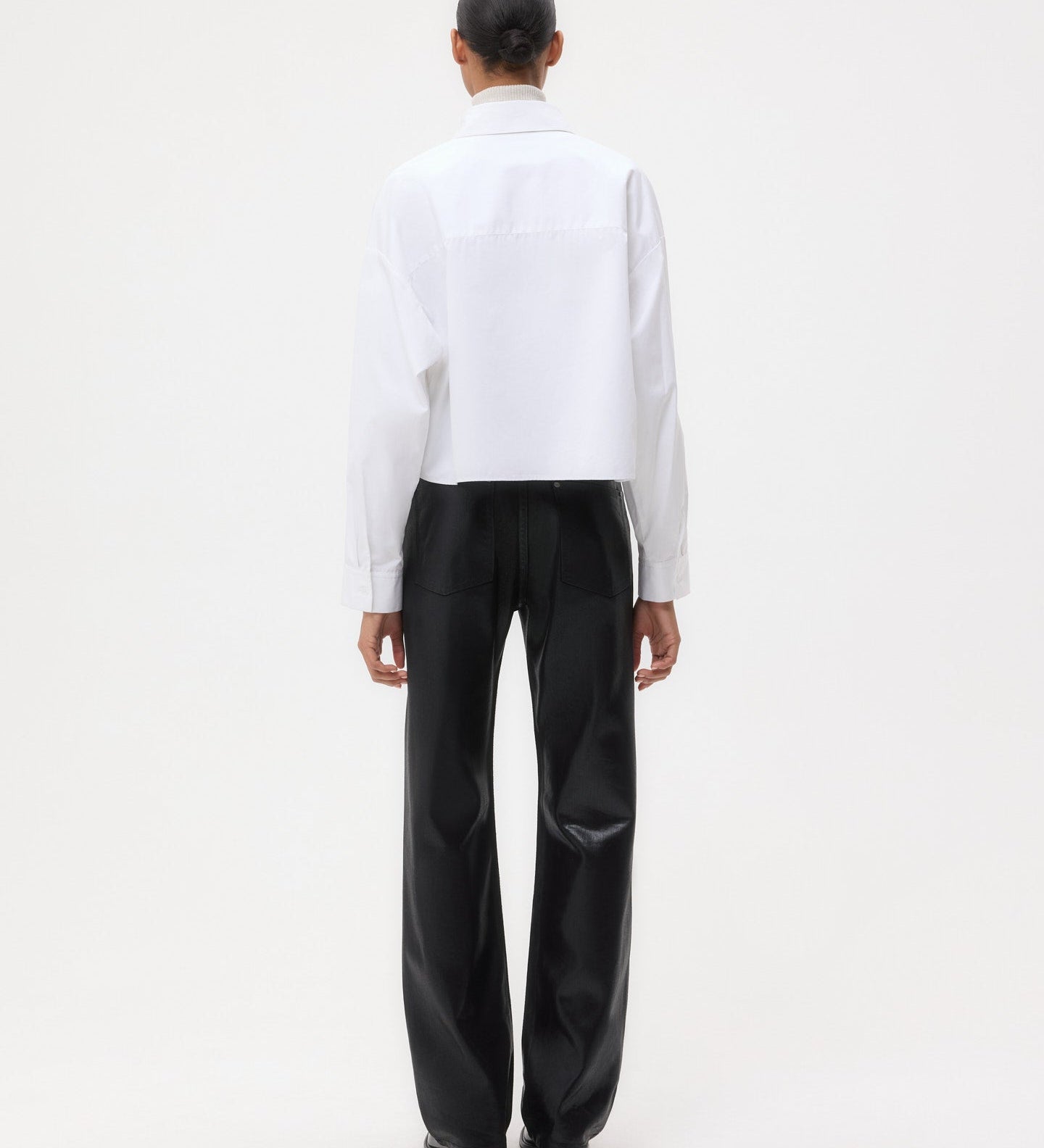 TWP - Soon To Be Ex Shirt With Bib in Super Compact Poplin