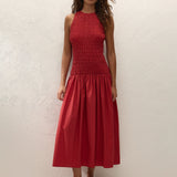 Faithfull - Sanchia Midi Dress Chilli