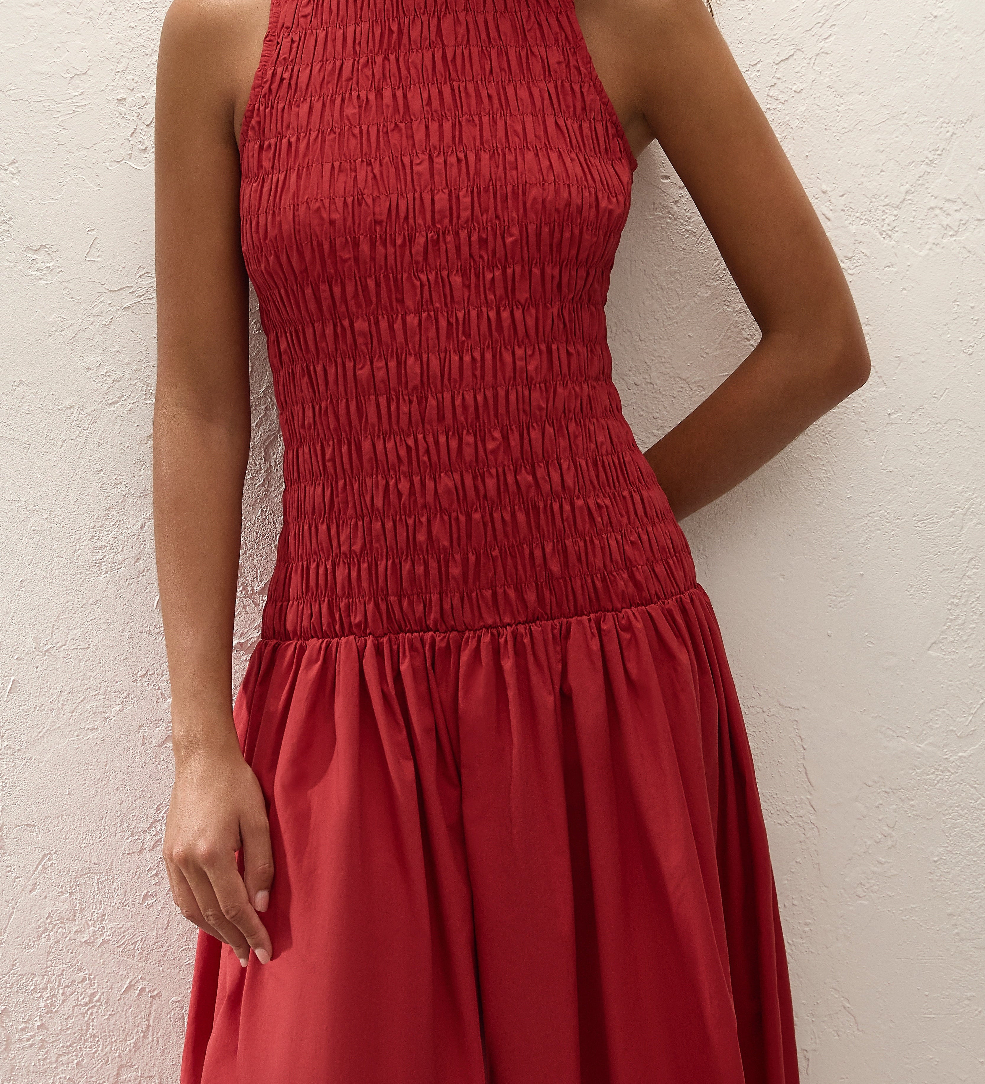 Faithfull - Sanchia Midi Dress Chilli
