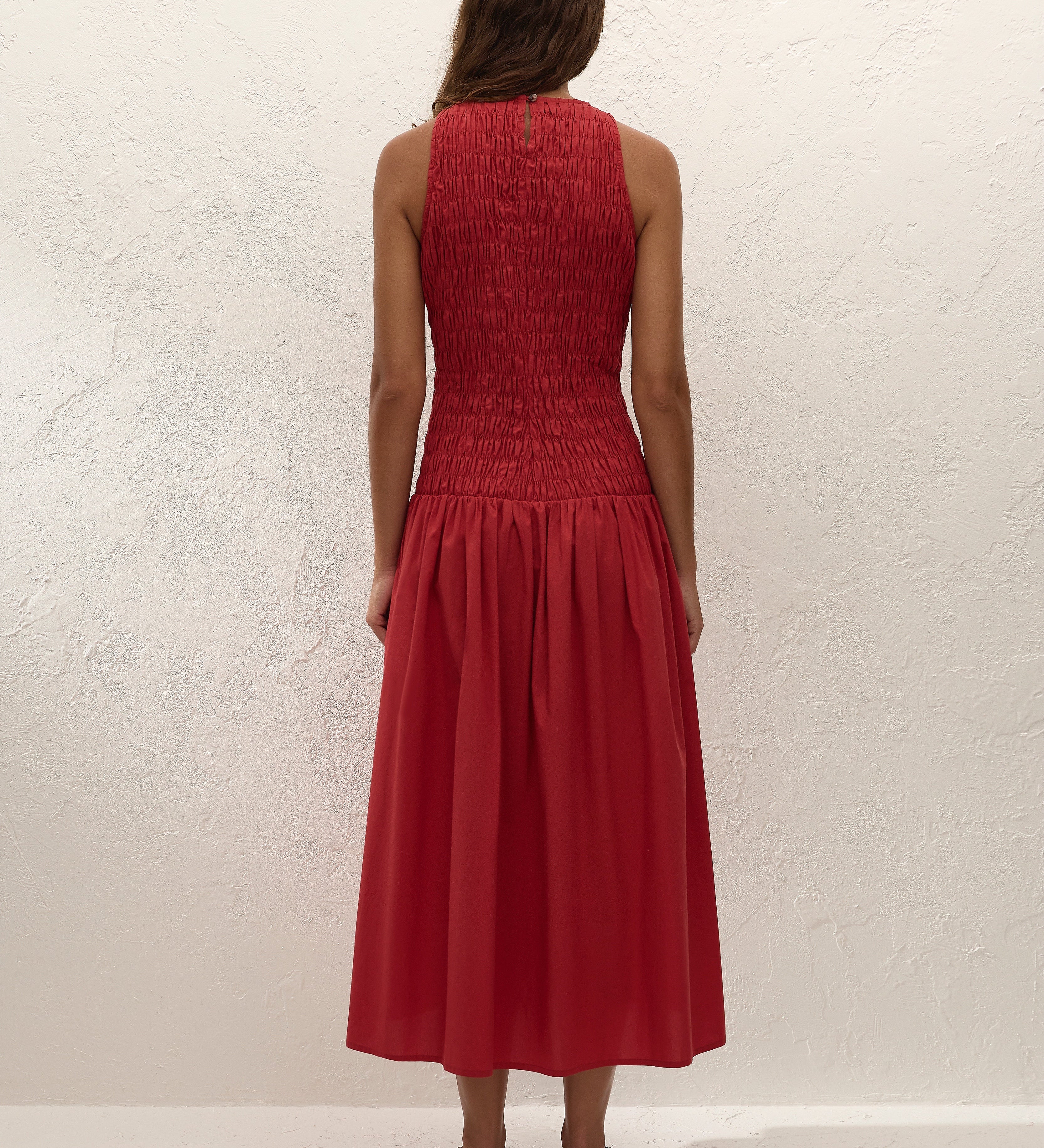 Faithfull - Sanchia Midi Dress Chilli
