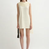 Posse - SOLENE MINI DRESS - BUTTER YELLOW