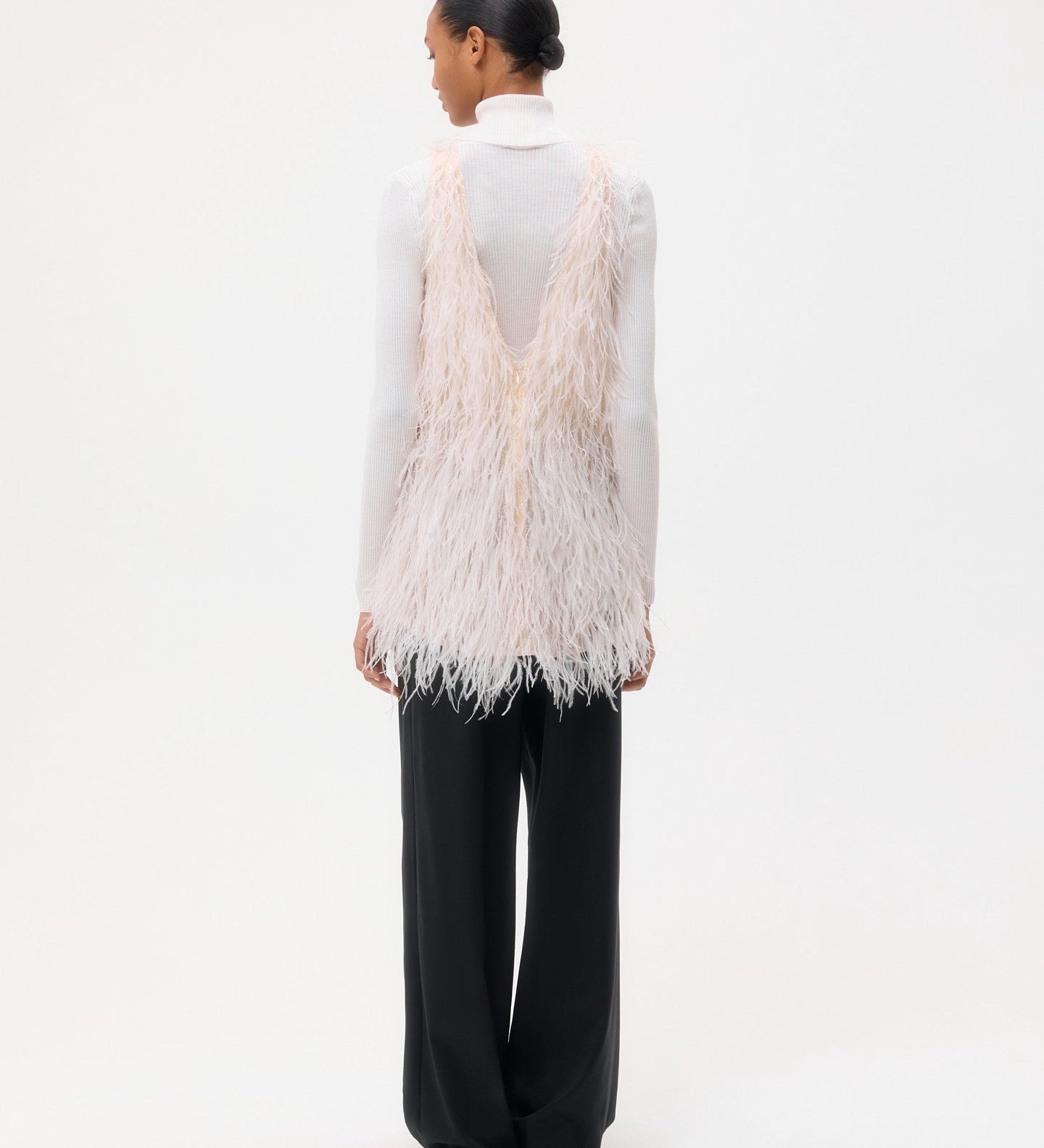 TWP - Mini Dress in Feathers