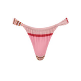 Faithfull - Andez Bikini Bottom Barragan Stripe Dusty Mauve