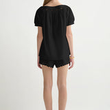 Posse - MARILYN BLOUSE - BLACK