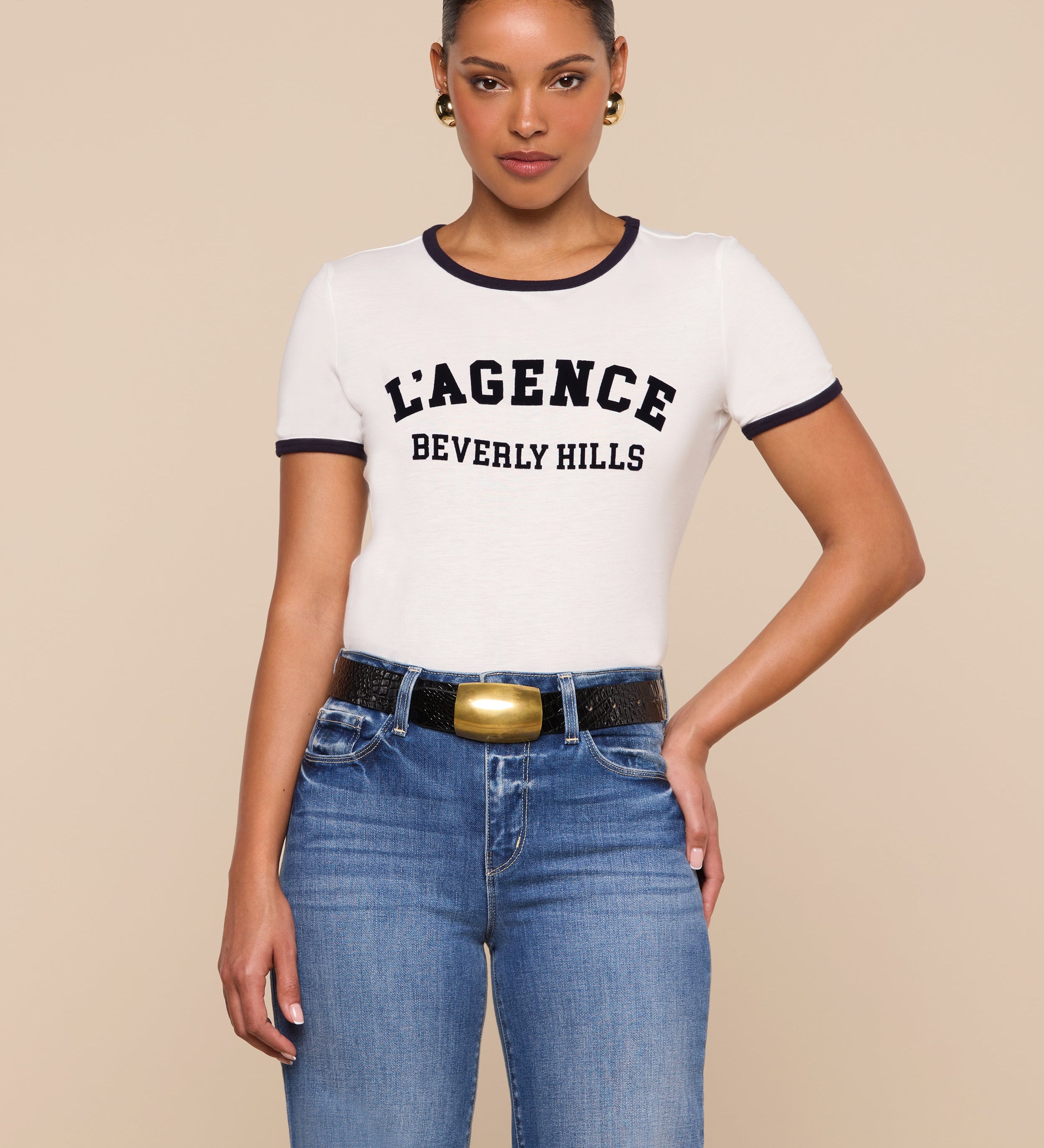 L'AGENCE - Tommie Crewneck Tee