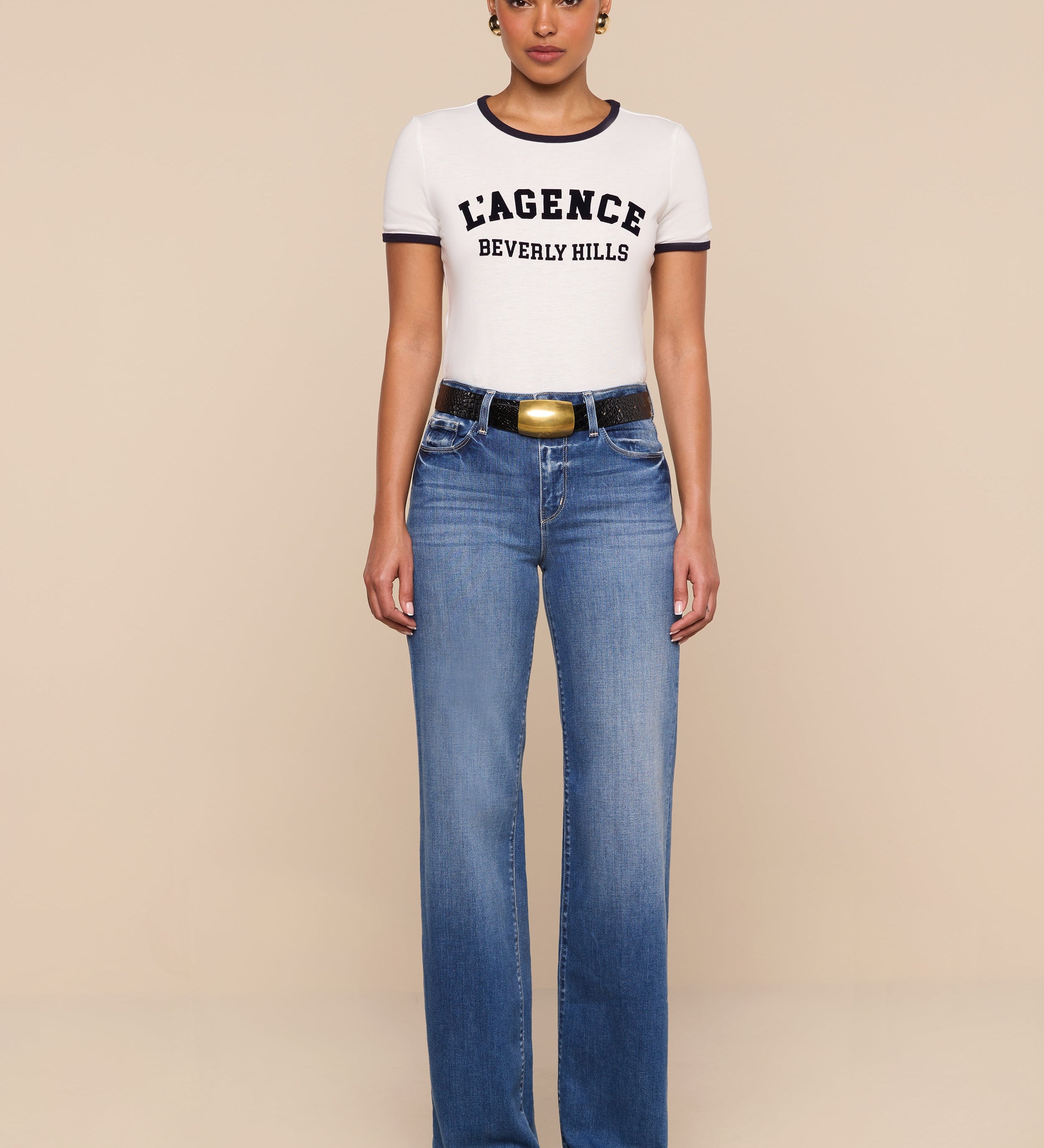 L'AGENCE - Tommie Crewneck Tee