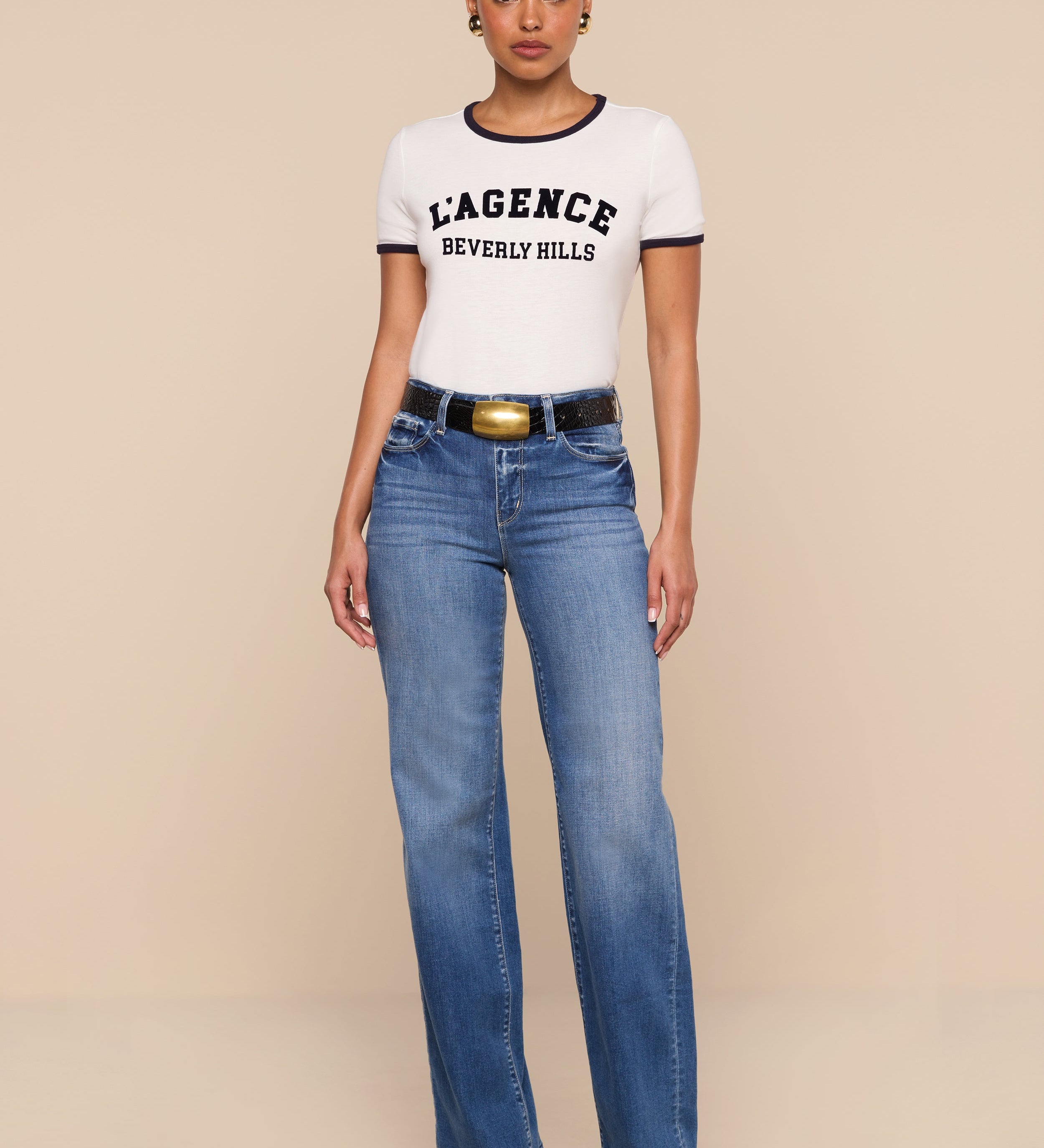 L'AGENCE - Tommie Crewneck Tee