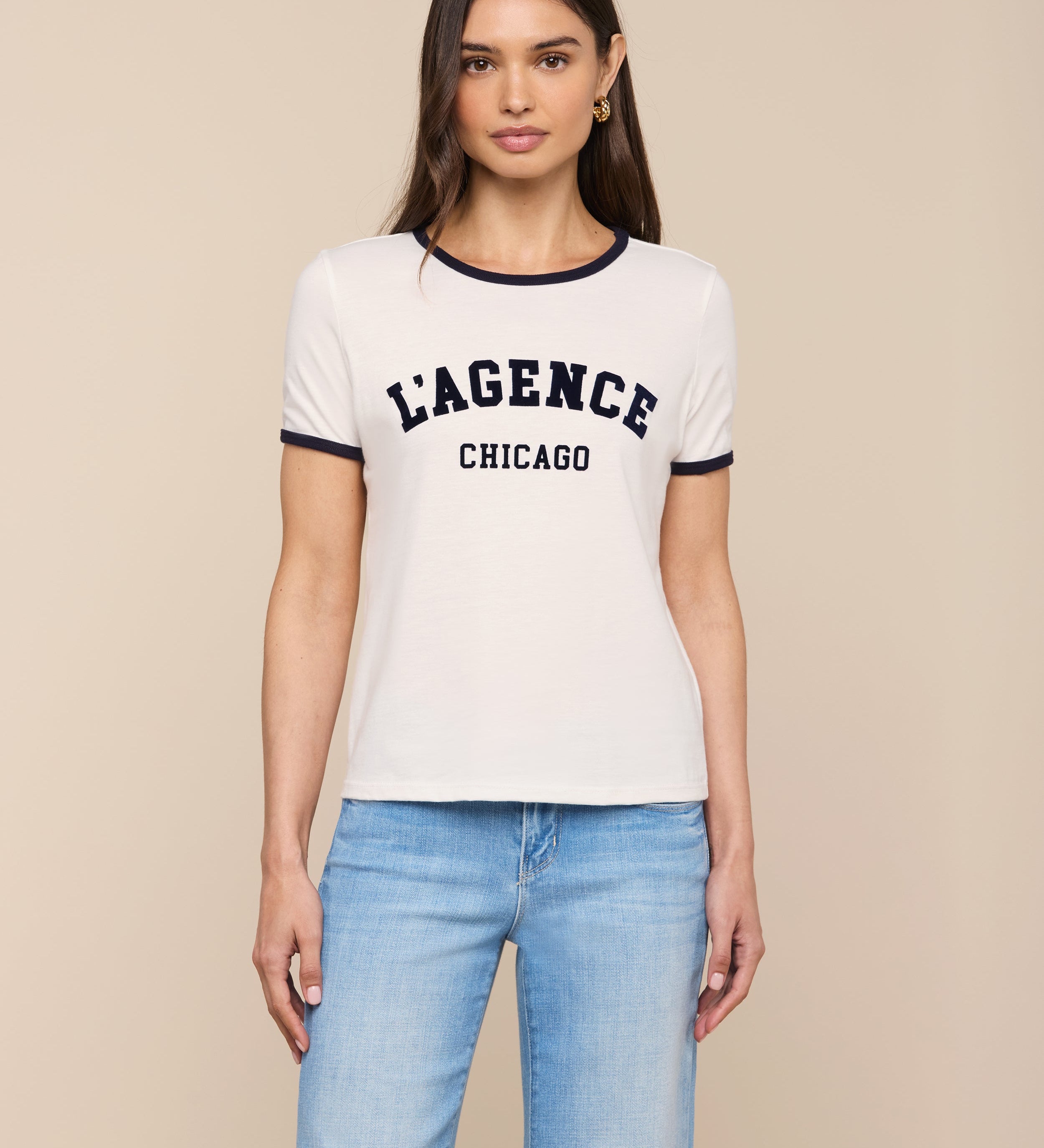L'AGENCE - Tommie Crewneck Tee