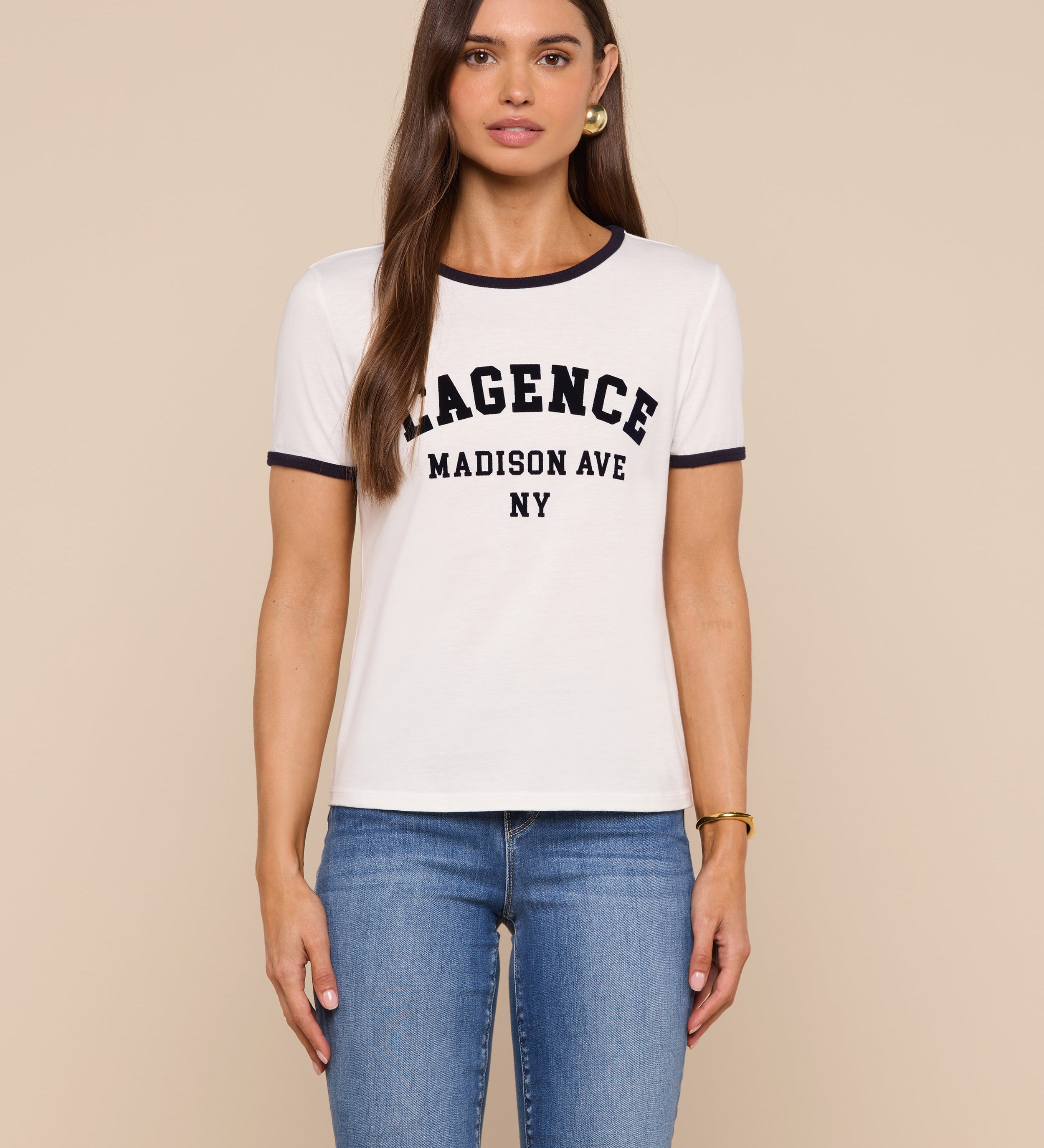 L'AGENCE - Tommie Crewneck Tee