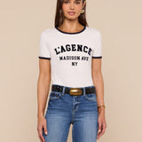L'AGENCE - Tommie Crewneck Tee