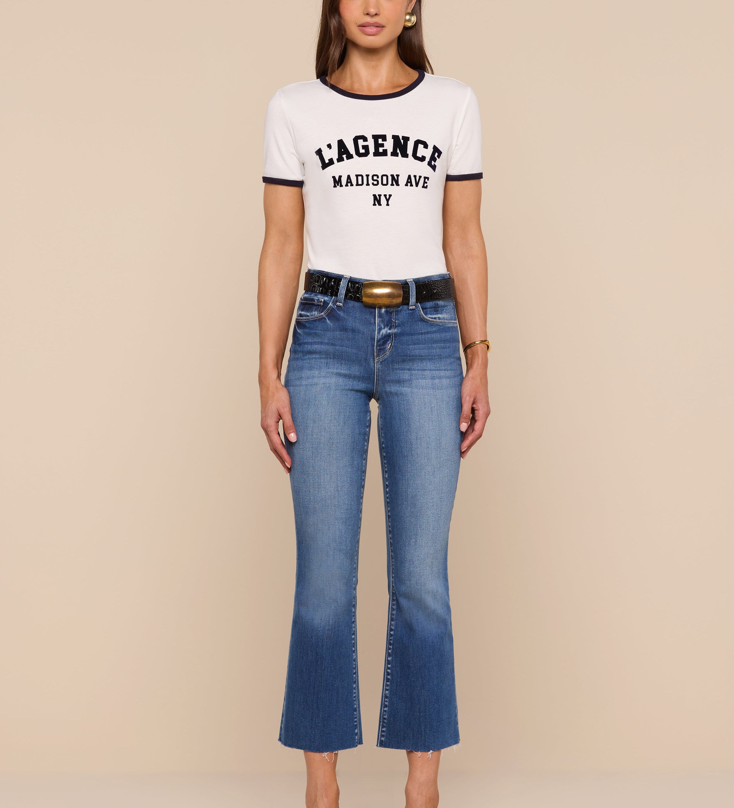 L'AGENCE - Tommie Crewneck Tee