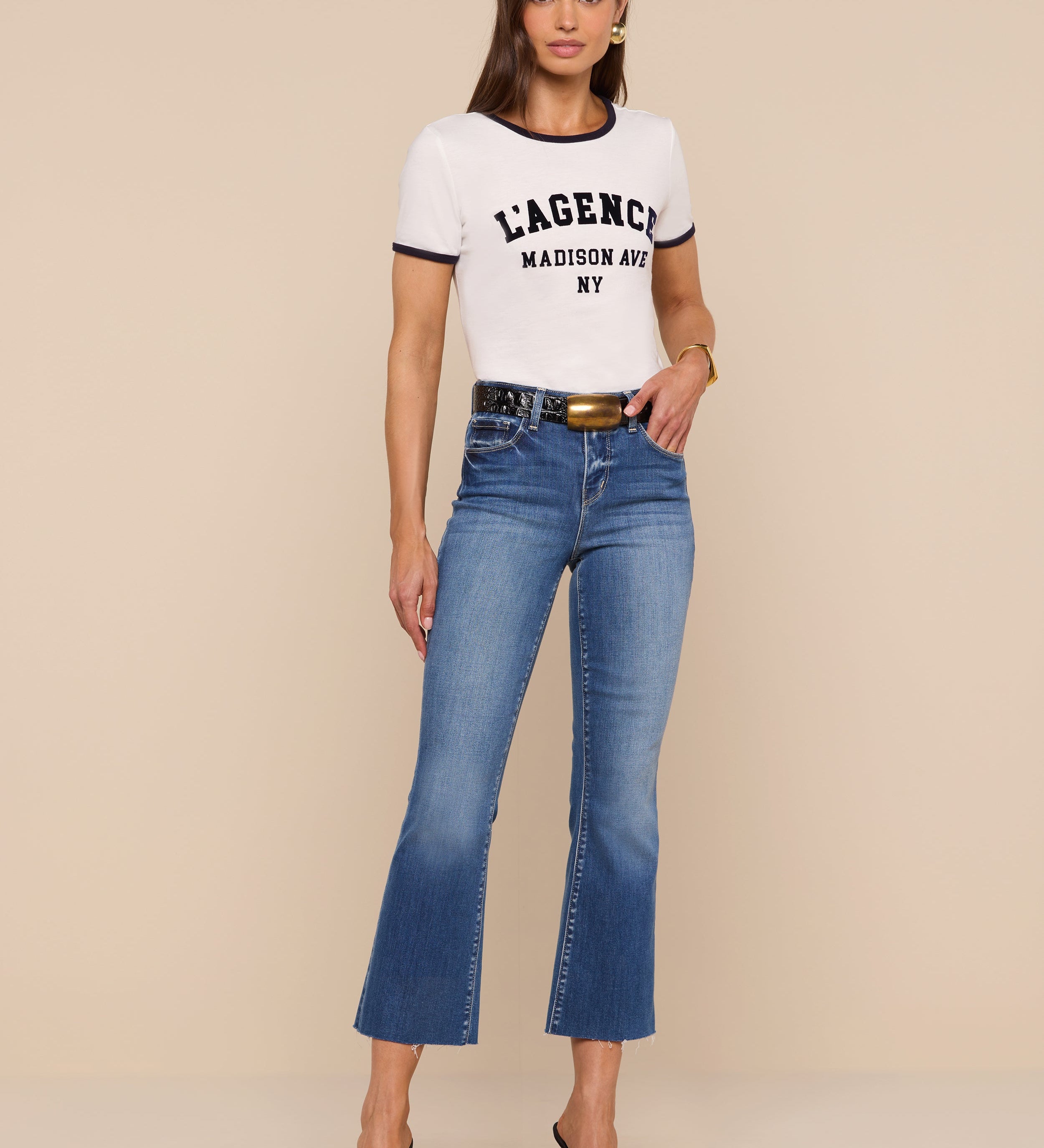 L'AGENCE - Tommie Crewneck Tee