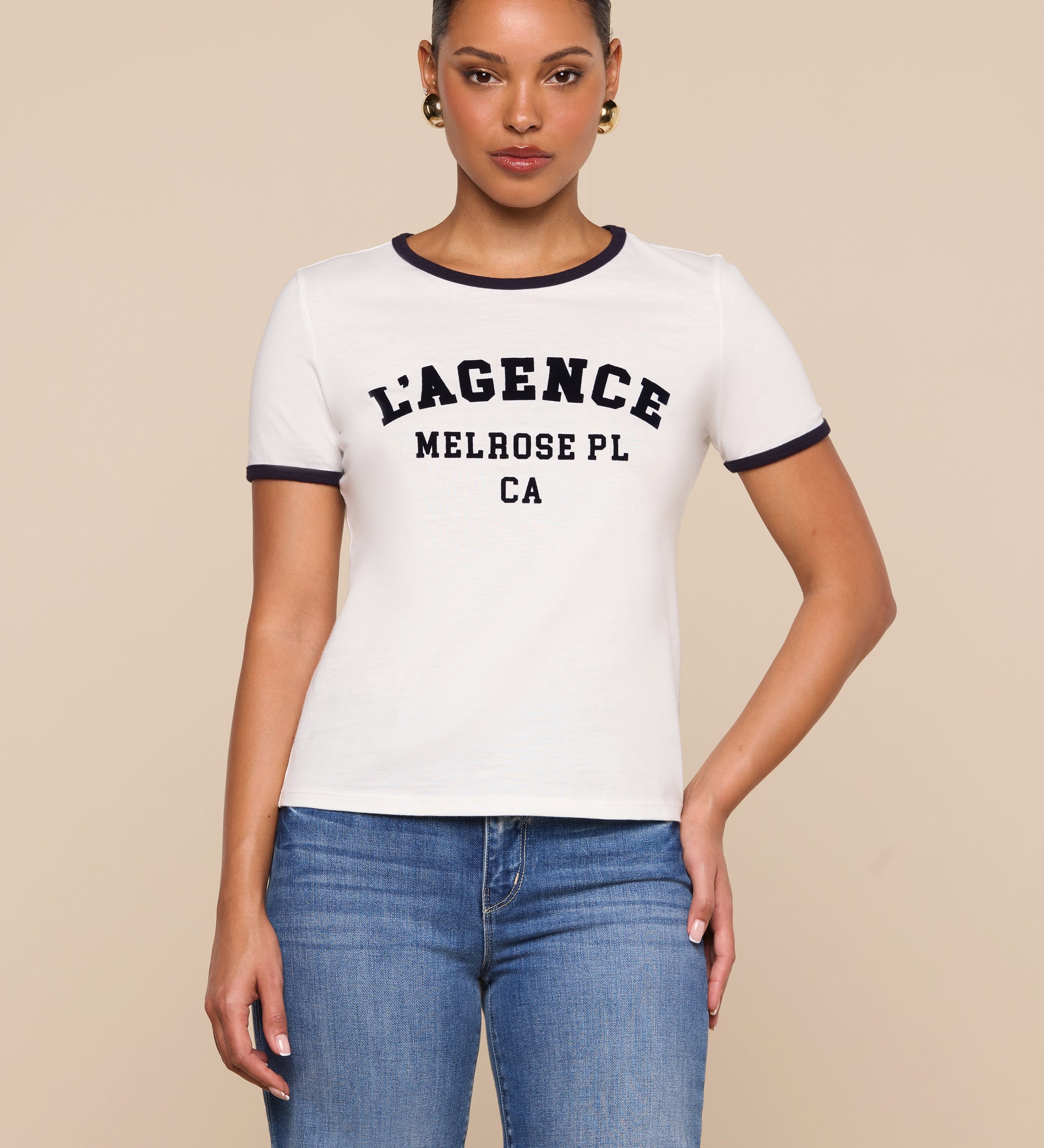 L'AGENCE - Tommie Crewneck Tee