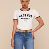 L'AGENCE - Tommie Crewneck Tee