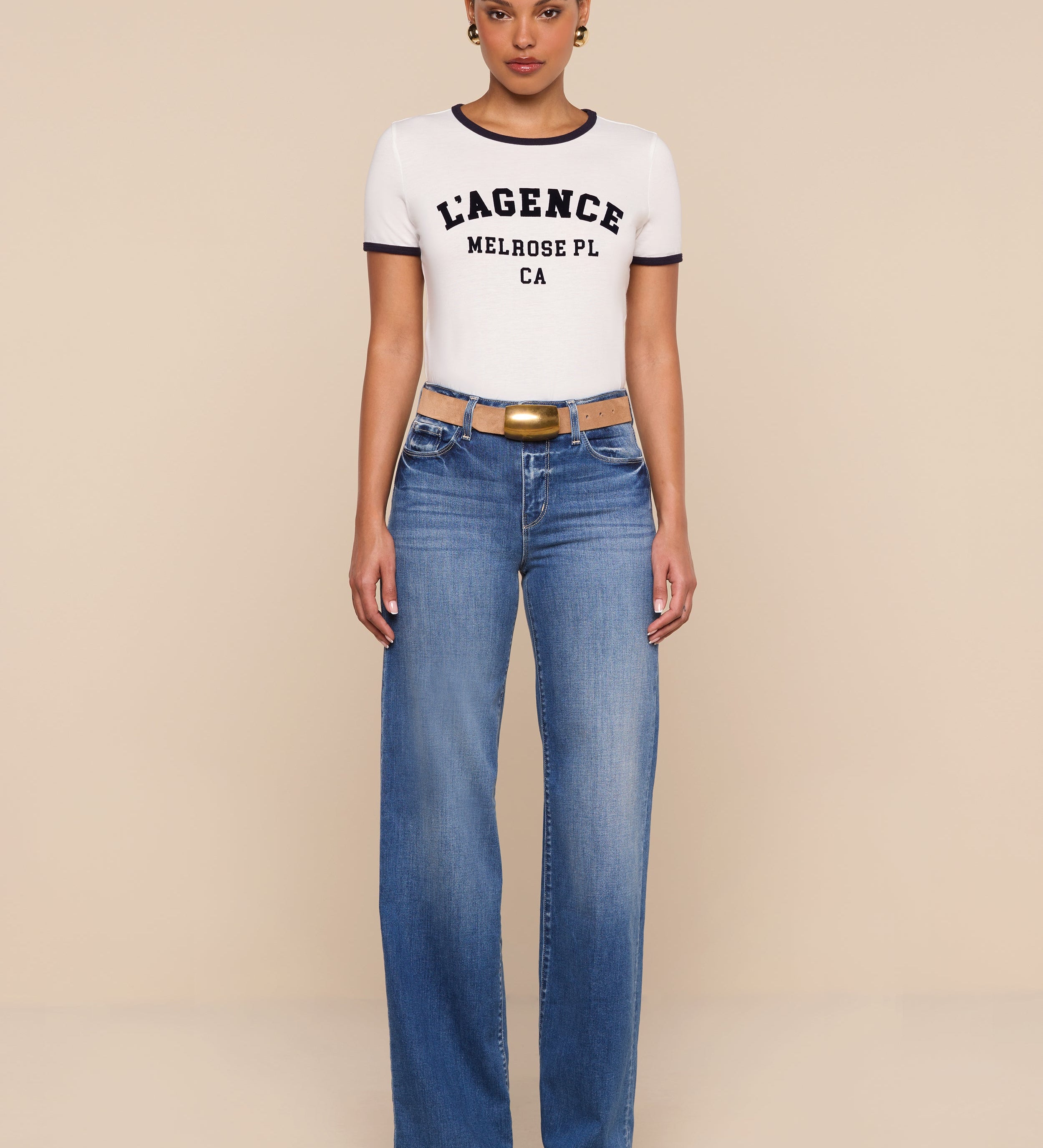 L'AGENCE - Tommie Crewneck Tee