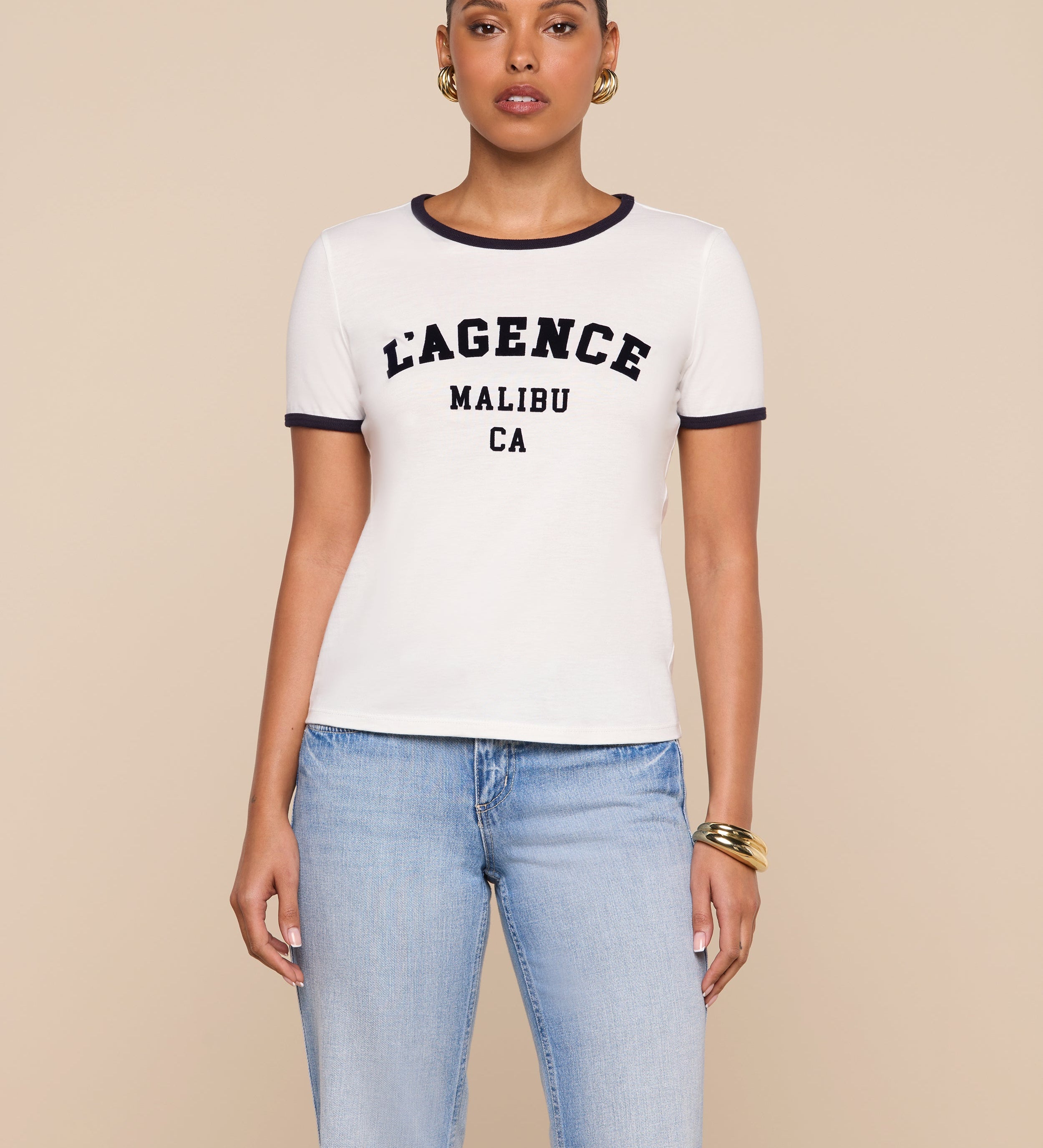 L'AGENCE - Tommie Crewneck Tee