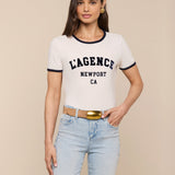L'AGENCE - Tommie Crewneck Tee