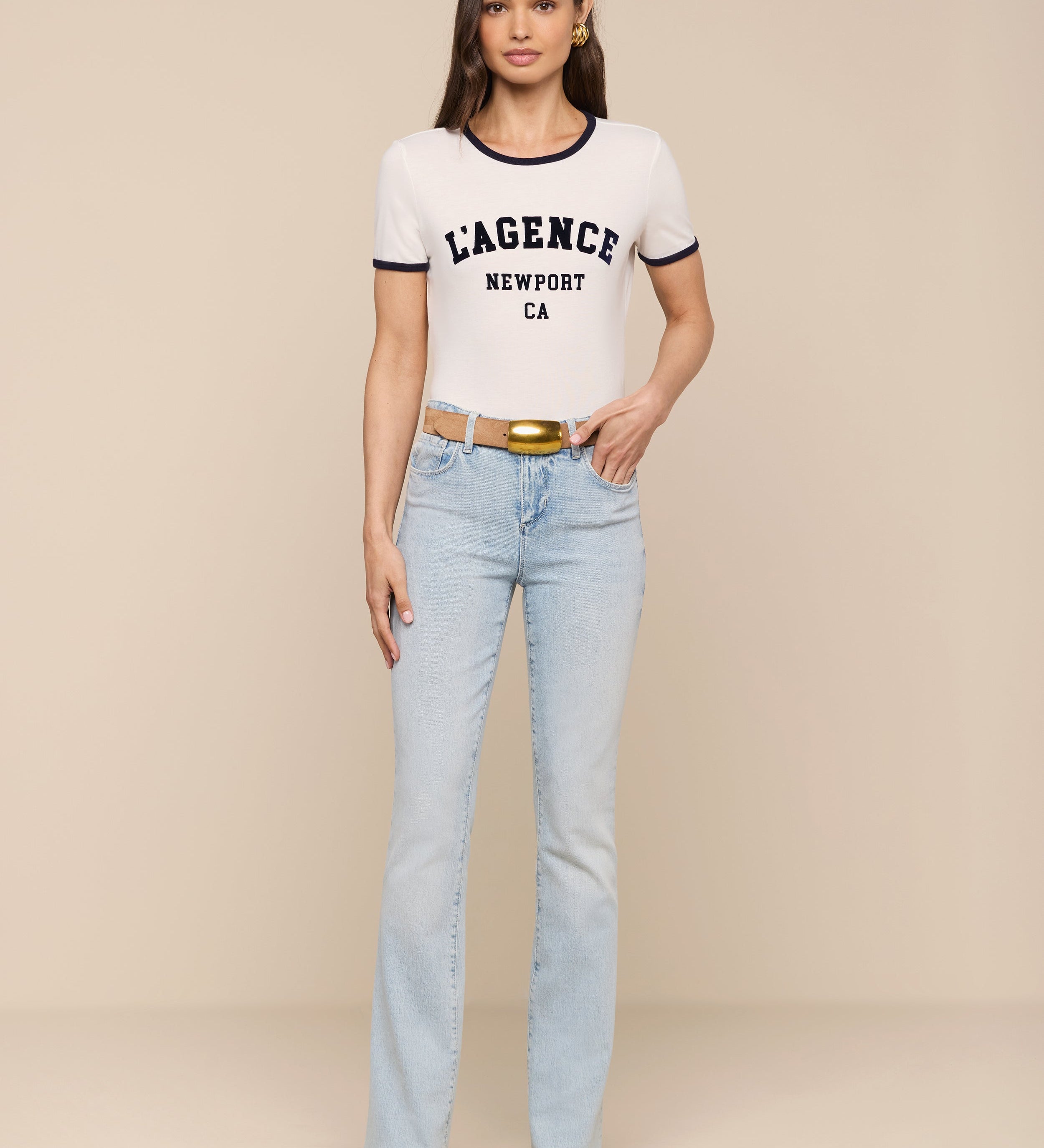 L'AGENCE - Tommie Crewneck Tee