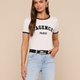 L'AGENCE - Tommie Crewneck Tee