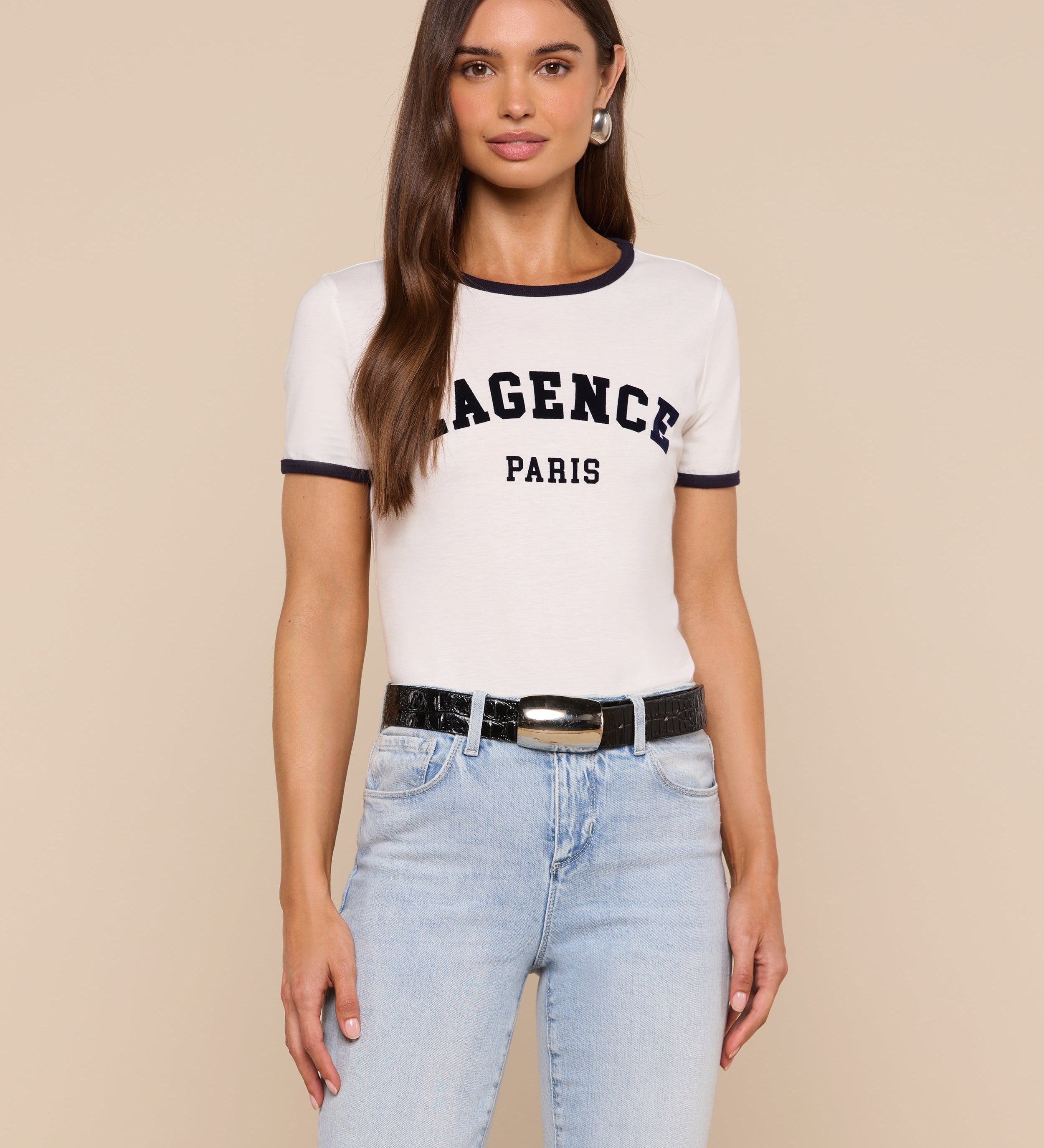 L'AGENCE - Tommie Crewneck Tee