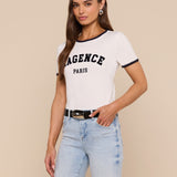 L'AGENCE - Tommie Crewneck Tee
