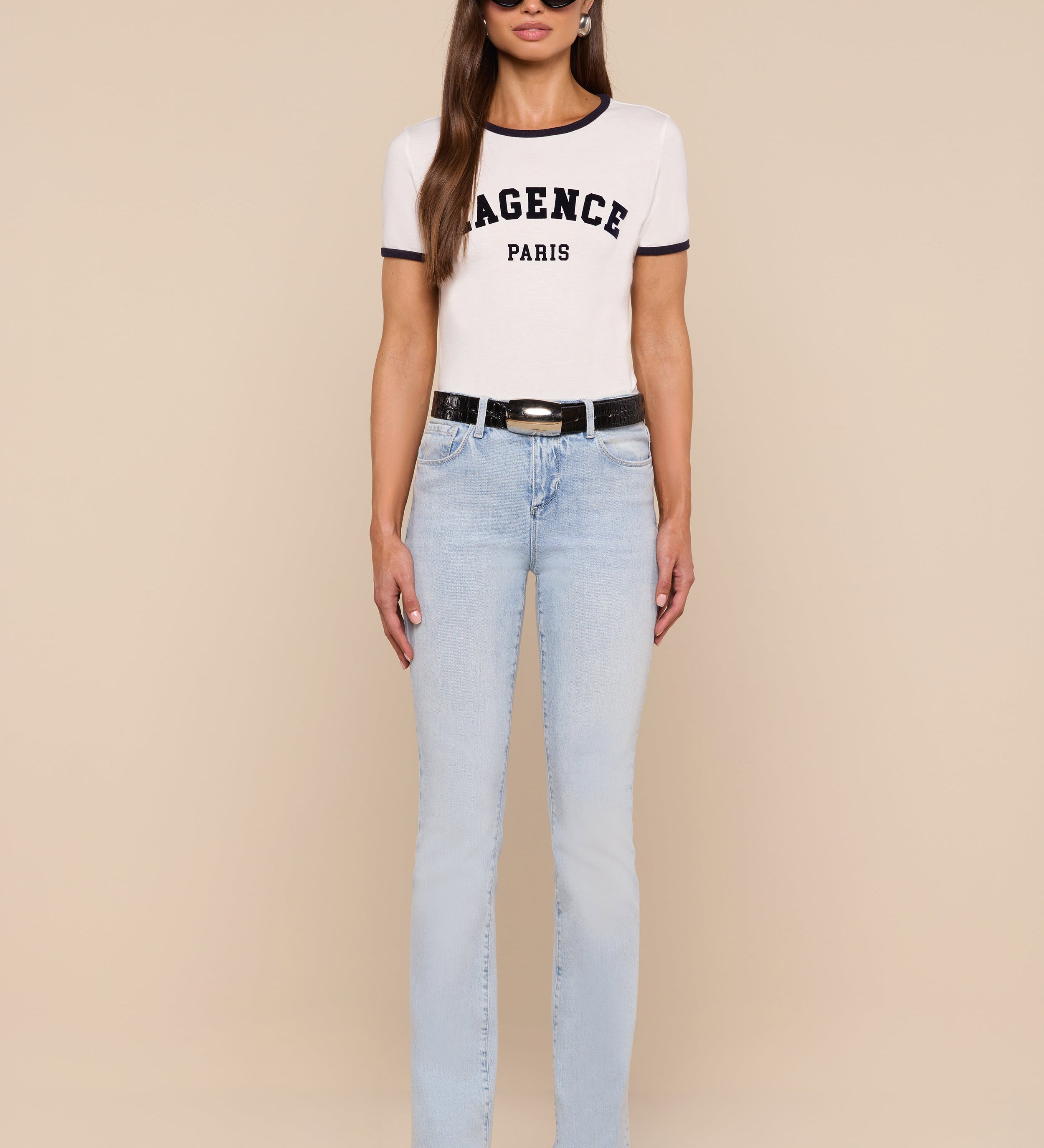 L'AGENCE - Tommie Crewneck Tee