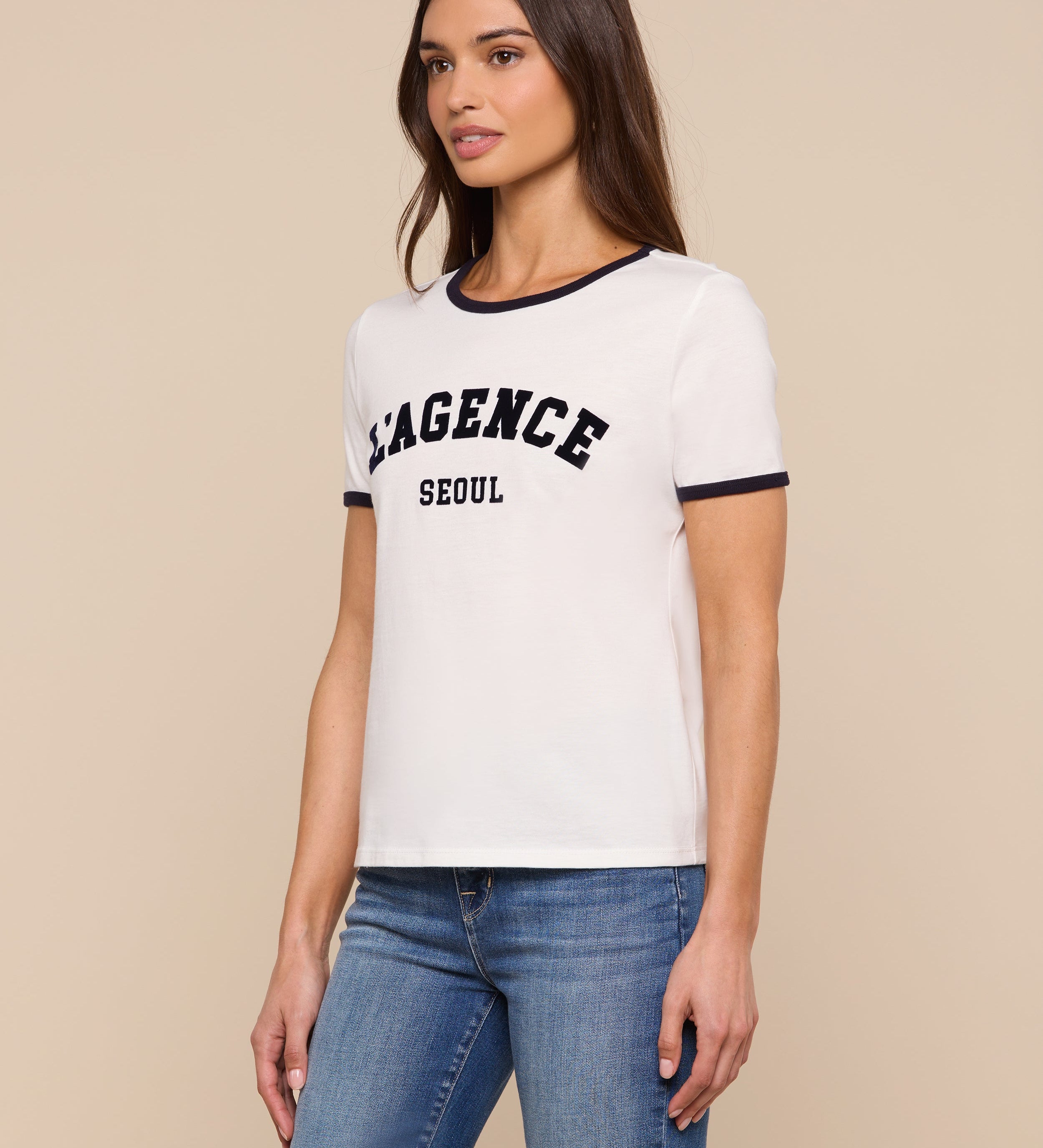 L'AGENCE - Tommie Crewneck Tee