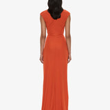 Christopher Esber - Bezel Quartz Disconnect Short Sleeve Dress